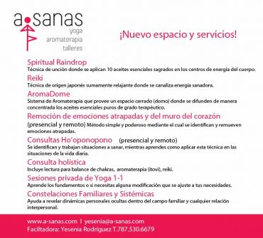 a-sanas new services and new space